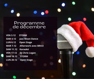 Notre super programme de décembre est arrivé 🤩🥳EDIT: Attention, l'afterwork du 7 décembre est annulé ! #yverdon #yverdonlesbains #lafabria #explorityverdon #djsuisse #groupesuisse #musiquesuisse #openstage